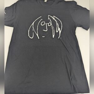 John Lennon Educational Tour Bus 20th Anniversary Black T-Shirt Large